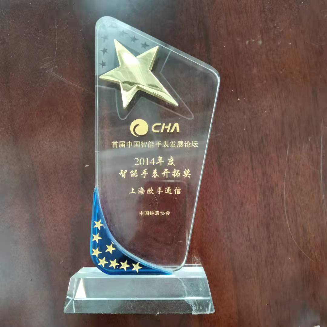 中国钟表协议智能手表开拓奖(图1)